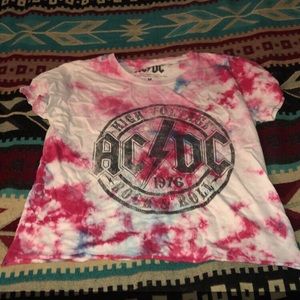 AD/DC CROPPED T-SHIRT
